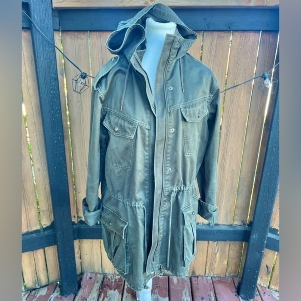 Talula Aritzia Hooded Utility Jacket